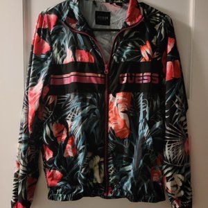 Guess flower print sport jacket.